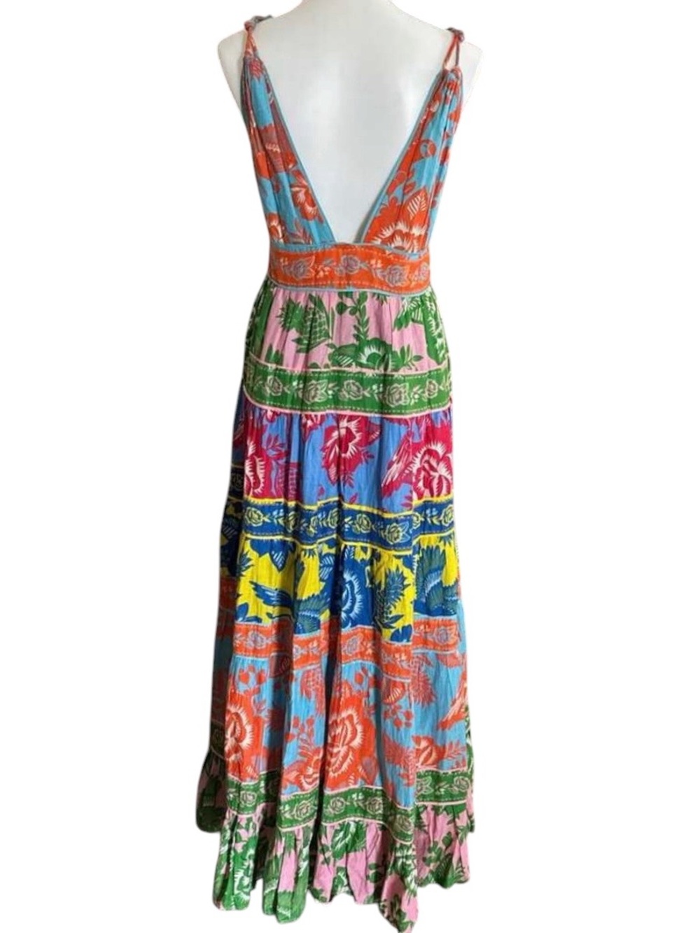 FARM Rio Lace Garden Mix Midi Dress Size Small - Picture 7 of 10